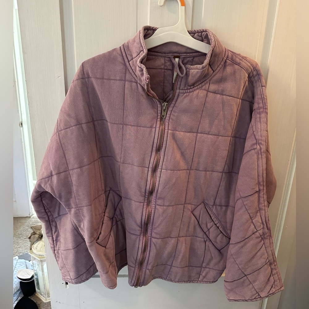 Free People Quilted Dolman Jacket